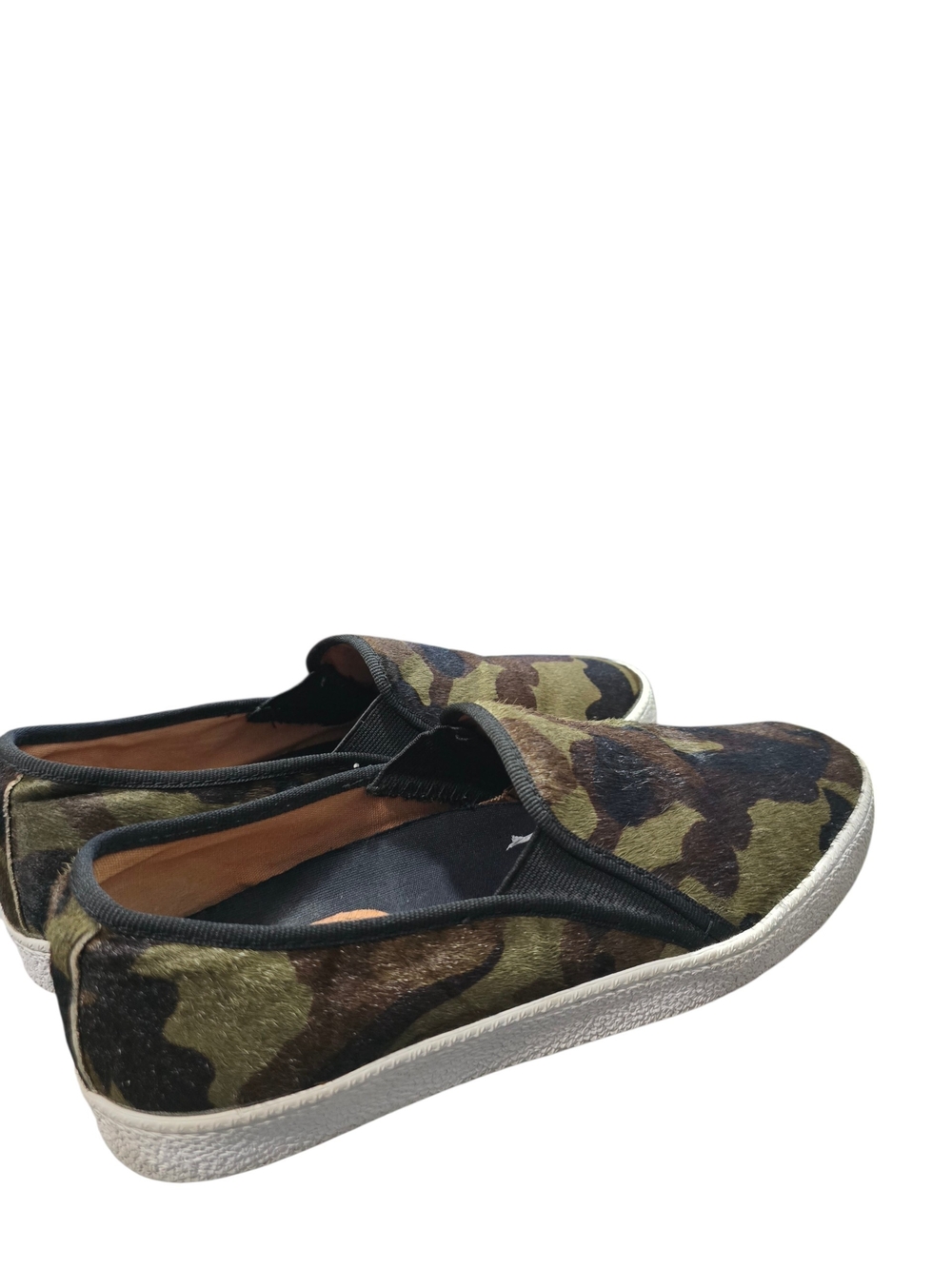 Corso Como Women's Camouflage Slip-On Sneakers - Green/Brown Camo | Size 9.5